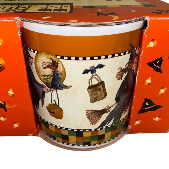 Set of 4 VINTAGE Halloween Coffee Mugs by Debbie Mumm for Sakura: 1998: NIB - Picture 5 of 7